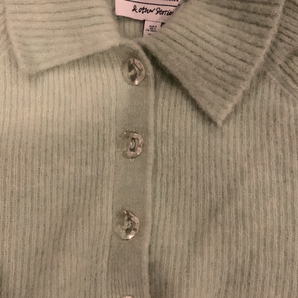 & Other Stories mint green sweater - Picture 3 of 5